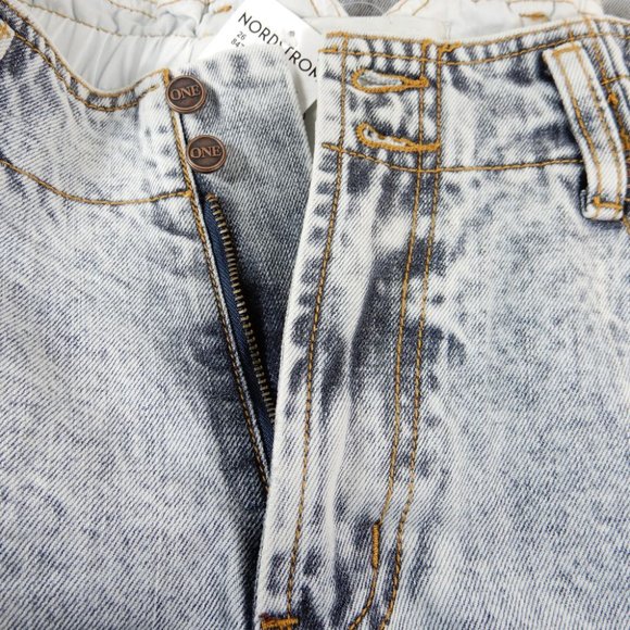 ONE TEASPOON Pioneer JEANS Size 26 High Waist Ripped Nonstretch Acid-washed NEW - Picture 10 of 10